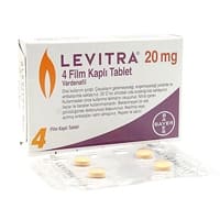 レビトラ20mg(LEVITRA) 4錠